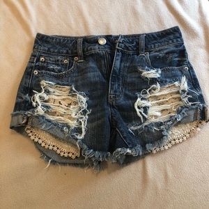 Denim shorts- also fits size 2